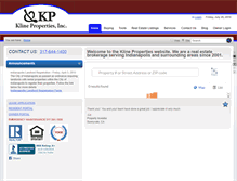 Tablet Screenshot of klineproperties.com